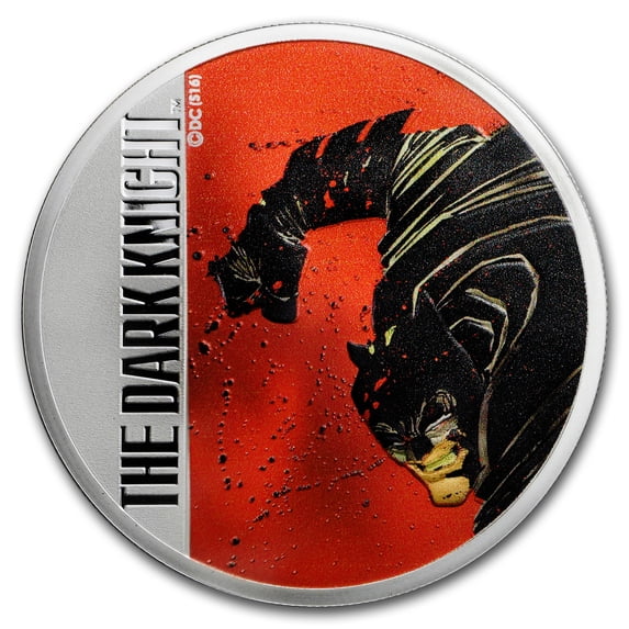 2016 Fiji 2 oz Proof Silver Batman: The Dark Knight Returns