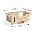 thumbnail image 2 of Dish Drying Rack Kitchen Storage Rack Tools for Kitchen pantry, etc.    Size Countertop Cabinet Khaki, 2 of 9