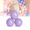 3purple, variant on Reusable Balloon Garland Cluster Inflatable Latex Free PVC Clusters with Linked Balloons Blow Up Easy Link Balloons Decor for Birthday Wedding Celebration Party Backdrop