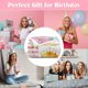 thumbnail image 4 of LHSHID Happy Birthday Blanket Gifts for Girls Women Floral Birthday Throw Blanket for Daughter Mom Bday Gift Ideas for Wife Grandma Happy Birthday Decorations Flannel Blanket for Female 40"x50", 4 of 9