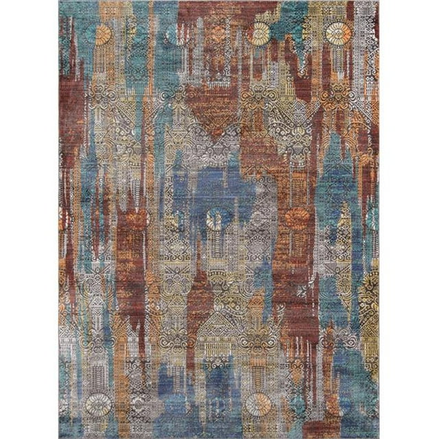 Momeni CYPRECYP-2MTI4060 Cypress Turkish Machine Made Area Rug, Multi - 4 x 6 ft.