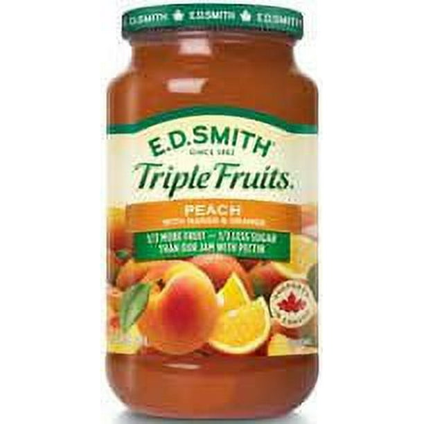 Pêches avec mangues et oranges Triple Fruits d'E.D. Smith 500 ml