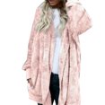 thumbnail image 6 of Winter Women Hooded Coat Long Sleeve Faux Fur Jacket for Daily Wear, 6 of 8