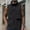 Black, variant on Bcfgryg Men's Summer Thin Casual Double Vest Men's Work Vest