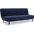 thumbnail image 1 of Armless Sofa Slipcover, Soft Fabric Non-Slip Elastic Slipcover (Navy Blue), 1 of 4