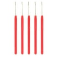 thumbnail image 3 of Langgg 5 Pieces Pulling Hook Needle Extension Needle Pulling Needle Needle Hair Hair Extension Kit Hair Extension Kit Tools for Micro Ring Hair Extensions Red, 3 of 7