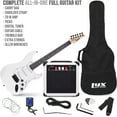 thumbnail image 4 of LyxPro Beginner 39” Electric Guitar & Electric Guitar Accessories, White, 4 of 7