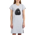 thumbnail image 1 of CafePress - Black Or Chocolate Poodle - Women's Nightshirt, 1 of 1