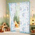 thumbnail image 3 of Erosebridal Baby Elephant Blackout Curtains for Girls, Blue Balloons Window Curtains Pack of 2 (38x45 Each), 3 of 6