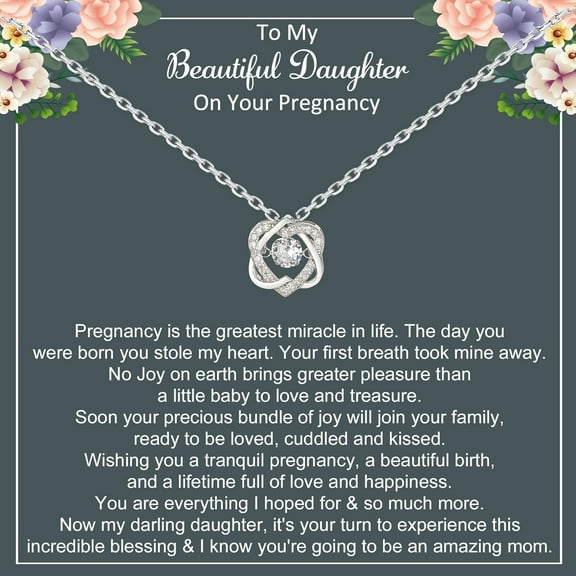 Mom To Be, New Mom Gift for First Time Moms, Sterling Silver Pearl Necklace for Pregnant Daughter