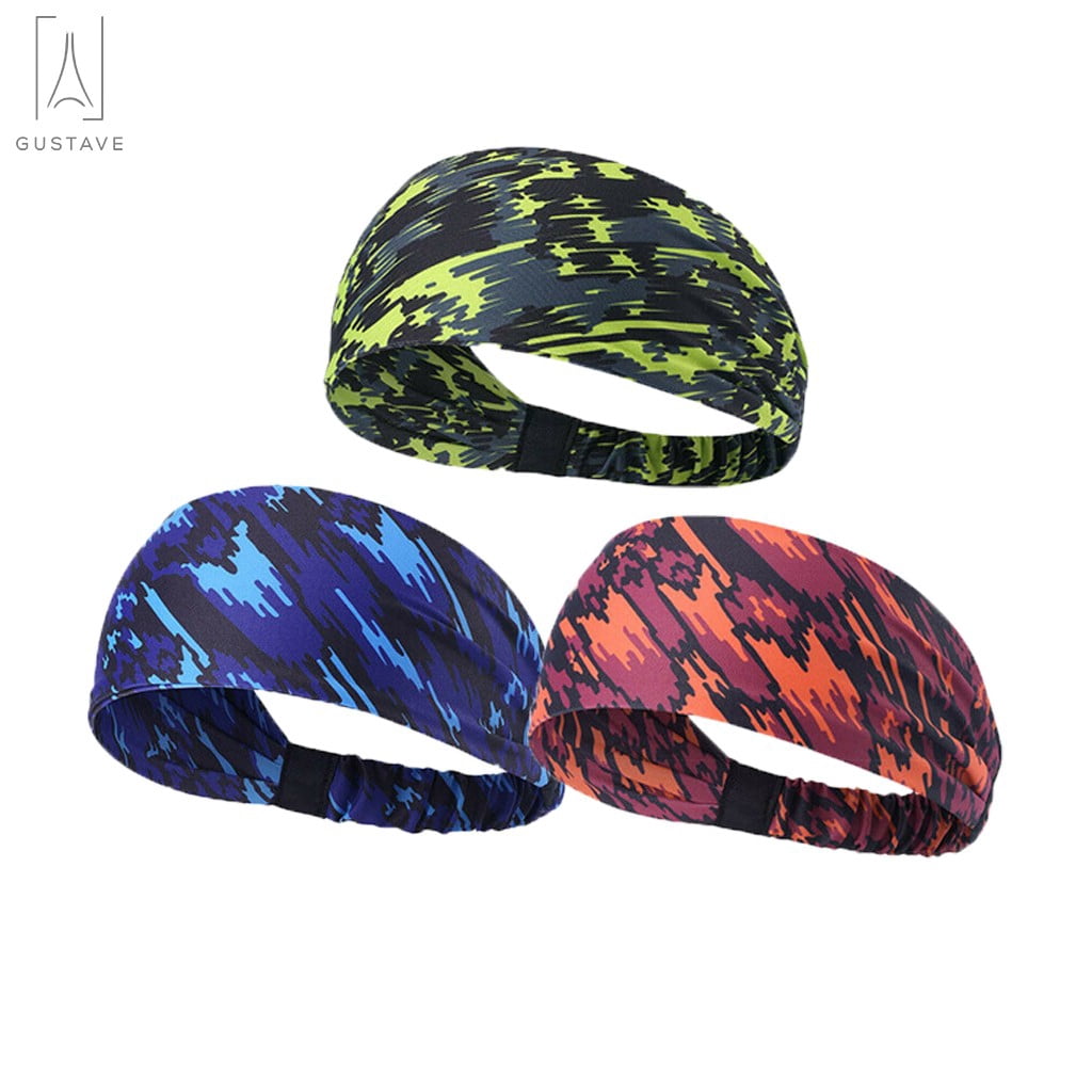 5-Pack Running Headbands For Men & Women – Sweat-Wicking Sports Headbands For Workouts