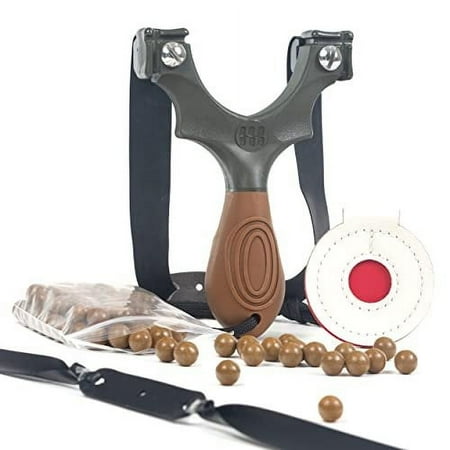 Scout XT SimpleShot Slingshot for Hunting and Target Shooting - Ammo Bands Bundle (Camo)