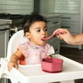 thumbnail image 4 of Tiny Twinkle - Baby - Mess-Proof Apron Bib Ruffle - Waterproof - Machine Washable - Unicorn Confetti, 4 of 4