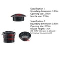 thumbnail image 4 of Transemion Car RVs Hot Air Outlet Vehicle Caravans Bus Auxiliary Heater Vent 75mm Repair Accessories Upgrade Modified Spare Parts Without Grille, 4 of 6
