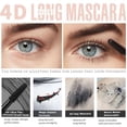 thumbnail image 3 of Laraspi 4D Silk Fiber Lash Mascara Waterproof Volumizing & Lengthening Black Mascara for Fuller Longer Looking Lashes, 3 of 7