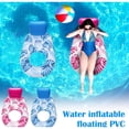 thumbnail image 5 of Inflatable Pool Float Lounger for Adults, Foldable PVC Floating Bed Chair, Portable Water Hammock for Swimming Pool Beach Summer Vacation Sunbathing(C), 5 of 5