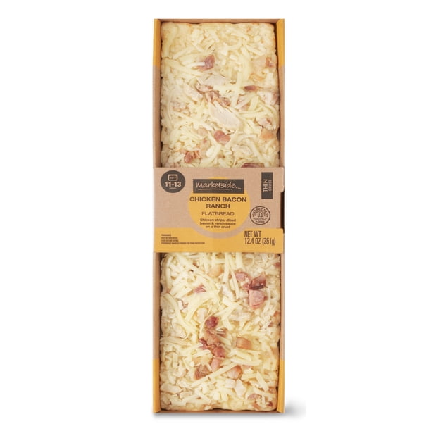 Marketside Chicken Bacon Ranch Flatbread Walmart Com Walmart Com