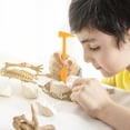thumbnail image 4 of 30Pcs Dinosaur Dig Kit For Children Plastic Archaeological Experience Educational Toy 16.0x5.5x1.7in, 4 of 9