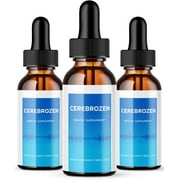 (3 Pack) Cerebrozen - Cerebrozen Drops - Healthy Hearing Supplement, Advanced Formula for Ear Health, Natural Support for Tinnitus, Cerebrozen 24, Cerebro Zen Reviews
