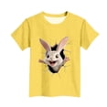thumbnail image 4 of T-shirt à Manches Courtes pour Garçons, Col Rond, Décontracté, Graphique, pour Enfants, Haut en Mélange de Polyester, 1 Pce, 4 of 5