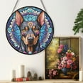 thumbnail image 5 of 89Bloom Doberman Dog Suncatcher, Stained Glass Doberman Suncatcher, Doberman Glass Suncatchers for Windows Stained Glass, 5 of 7