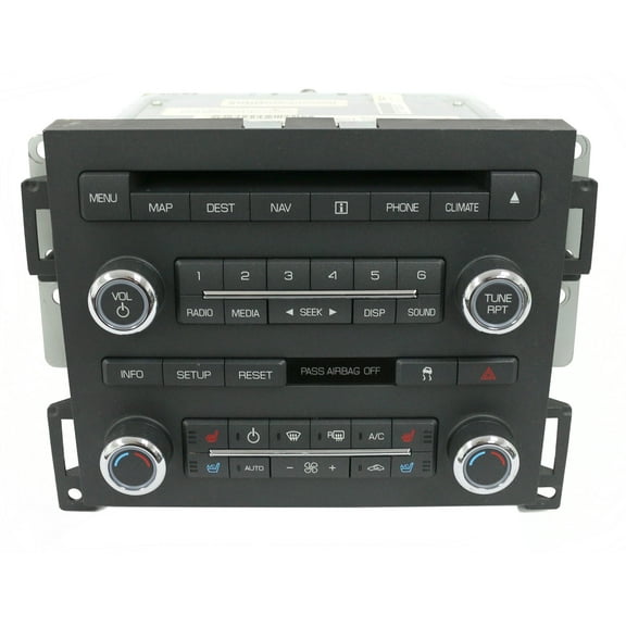 Restored 2009 Lincoln MKS Receiver AM FM Navi 6 Disc CD Player AA5T-18K931-AD - (Refurbished)