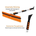 thumbnail image 3 of BirdRock Home Snow Moover 46" Extendable Snow Brush with Squeegee & Ice Scraper | Foam Grip | T-Shape Auto Snow Brush | Auto Ice Scraper | Car Truck SUV, 3 of 9