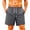 Dark Gray, variant on EOYWHK Athletic Shorts for Men Elastic Waist Mens Active Shorts Soft Lightweight Breathable Casual Activewear for Men Daily Wear Outdoor Black, Size L