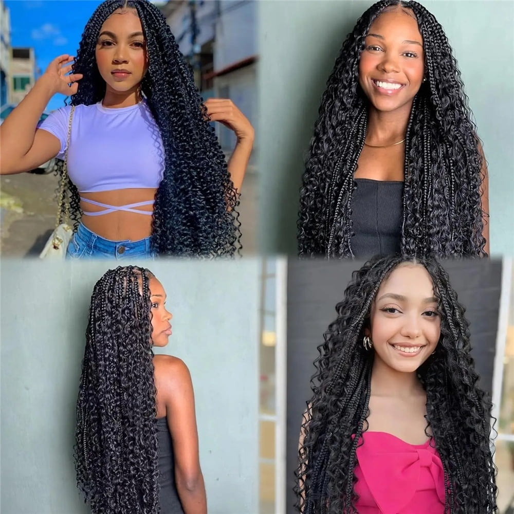 Human Braiding Hair 100g No Weft Deep Wave Bulk Human Hair Bundles for Boho Braids