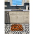 thumbnail image 3 of Carolines Treasures BB5142RUG Oranges on Gray Machine Washable Memory Foam Mat 19 X 27" multicolor, 3 of 4
