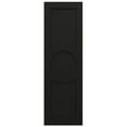 thumbnail image 5 of Ekena Millwork 12"W x 25"H True Fit PVC Center Circle Arts & Crafts Fixed Mount Shutters, Black (Per Pair - Hardware Not Included), 5 of 9