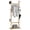 Natural, variant on AuraLane Solid Wood Coat Rack Freestanding with 5 Hooks, Wooden Garment Rack for Bedroom Entryway Hallway, Space Saving, Easy to Assemble