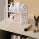 thumbnail image 4 of Organizador de escritorio, estantería de 1 nivel con 6 compartimentos, diseño que ahorra espacio para una fácil organización, perfecto para encimeras de cocina, tocadores de baño y, 4 of 8