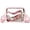 A03-pink, variant on Kukuzhu Clear Bag Stadium Approved Clear Purse Concert Stadium Clear Crossbody Bag PVC Clear Shoulder Bag Clutch