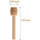 thumbnail image 3 of Paquete de 100 mini cucharas de madera para miel, 8 cm, palito para agitar miel, palito de abeja, 3 of 5
