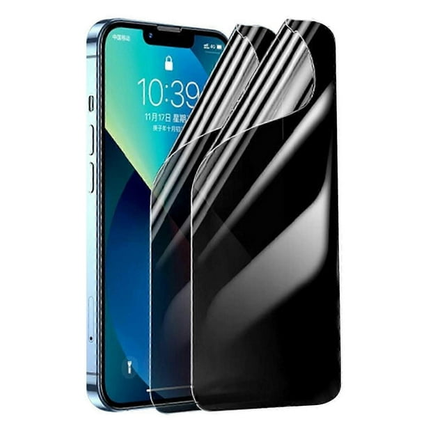 for iPhone 15 Pro 2 Pack Soft Hydrogel Film Privacy Screen Protector, Upgraded Non-breakable Flexible TPU(NOT Glass)