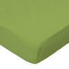 SheetWorld Fitted 100% Cotton Percale Play Yard Sheet Fits BabyBjorn Travel Crib Light 24 x 42, Sage Woven