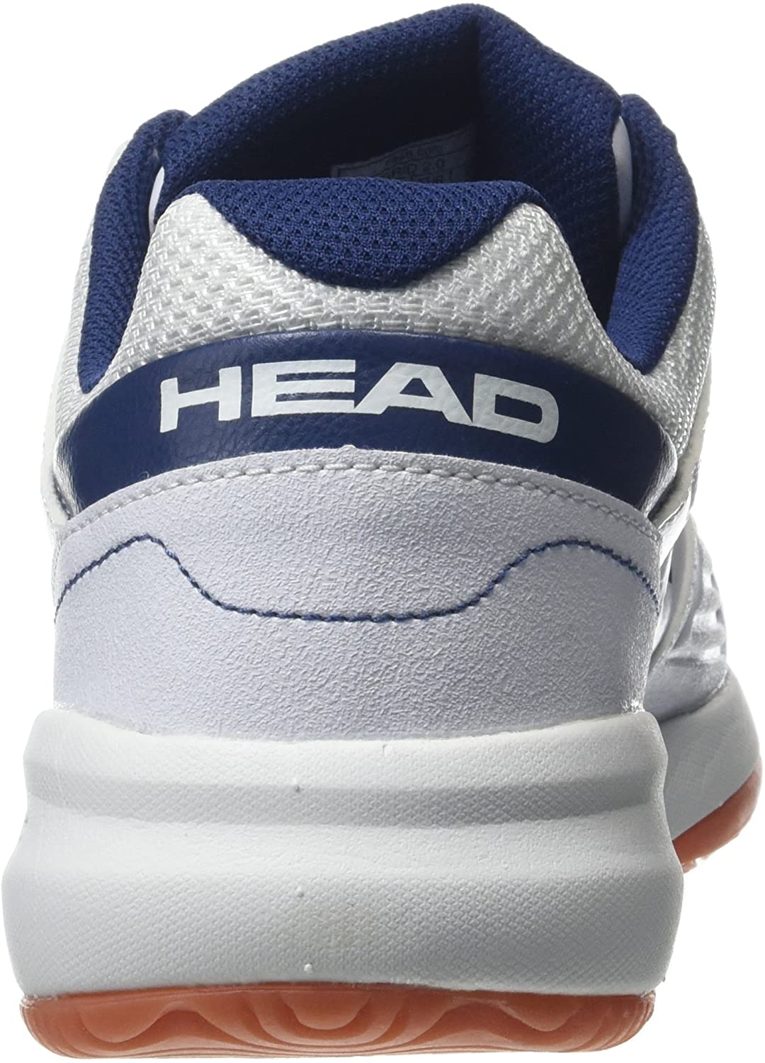 HEAD Men's Grid 2.0 Low Racquetball/Squash Indoor Court Shoes (Non-Marking) (White/Navy) 12.0 (D) US - image 3 of 7