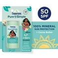 thumbnail image 2 of Coppertone Pure and Simple Kids Exclusive Disney Moana Sunscreen Stick SPF 50, 0.49 oz Stick, 2 of 13