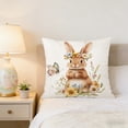 thumbnail image 2 of Easter Pillow Covers 18x18 Inches Polyester Linen Throw Pillow Case For Sofa Couch Living Room Bedroom Home Decor, 2 of 6