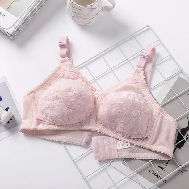 Sujetador inalámbrico de encaje de talla grande para mujer, ropa interior Sexy sin anillo de acero, soporte de talla grande, venta al por mayor