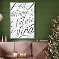thumbnail image 6 of Heaven and Nature - Framed Gallery Wrapped Holiday Canvas - 25 x 37 - Silver Frame, 6 of 8