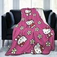 thumbnail image 6 of Hello Kitty Blanket, Super Soft Throw Blanket, Cozy Flannel Blankets For Boys Girls, Warm Blankets For Couch Sofa Bed, 50"X40", 6 of 9
