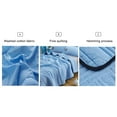 thumbnail image 4 of PATLOLLAV Cooling Summer Blanket,Lightweight Water Washed Cotton Cooling Comforter for Hot Sleepers and Night Sweats,Reversible Cooling Quilt,Breathable Fiber Quilt, 4 of 5