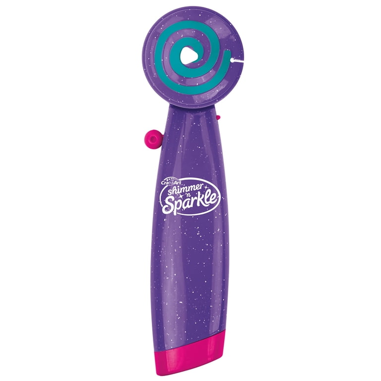 Colorbaby Shimmer 'n Sparkle 47089 Kit de Coiffure électrique pour Enfants, Peigne à barbelés, enfile-Aiguille, avec Perles colorées, élastiques pour Les Cheveux, décore Vos Cheveux, +8 Ans