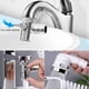 thumbnail image 4 of Juego de cabezal de ducha para lavabo, ducha de mano para baño, ducha de mano para lavabo, Manguera telescópica de 2 m, perfecta para lavar el cabello o limpiar el fregadero (blanca), 4 of 5