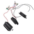 thumbnail image 1 of Set de recolección de guitarra, recolección de guitarra de humbucker cableado -versátil de Estilo abierto con caparazón para el rendimiento del escenario, 1 of 7