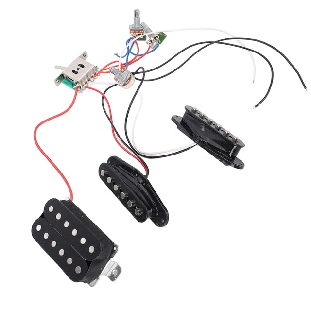 Set de recolección de guitarra, recolección de guitarra de humbucker cableado -versátil de Estilo abierto con caparazón para el rendimiento del escenario