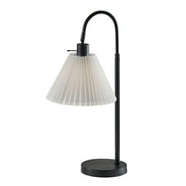 Adesso Thalia 25" Incandescent Table Lamp Black/White (SL2613-01)