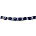 thumbnail image 2 of 18.5" Sterling Silver Lab Created Blue and White Sapphire Necklace 925, 2 of 4